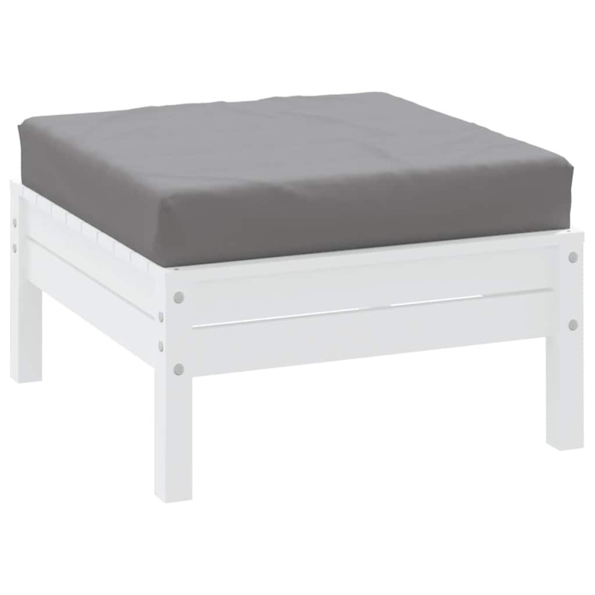 vidaXL Μαξιλάρι Παλέτας Γκρι 60x60x9,5 εκ. Ύφασμα Oxford