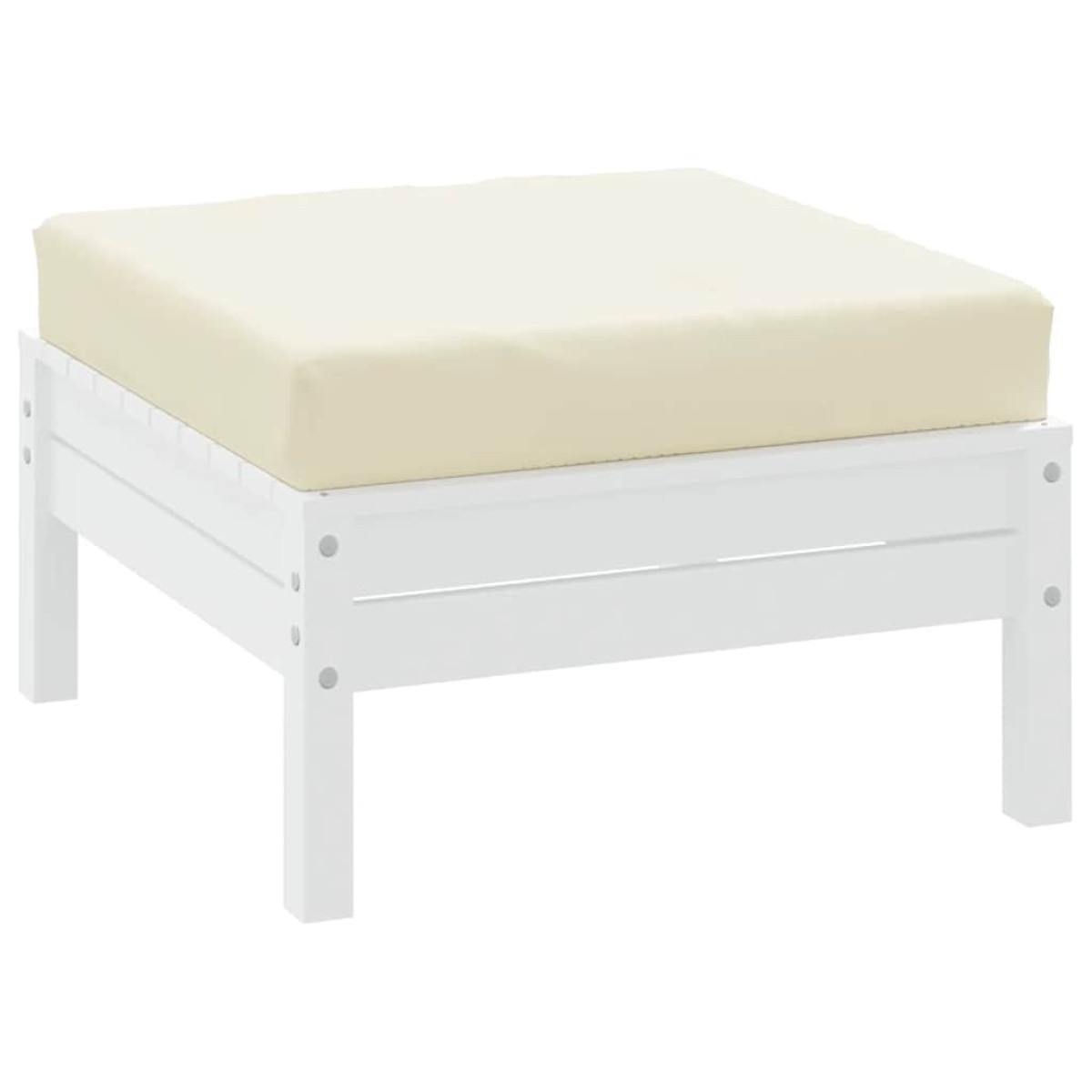 vidaXL Μαξιλάρι Παλέτας Κρεμ 60x60x9,5 εκ. Ύφασμα Oxford