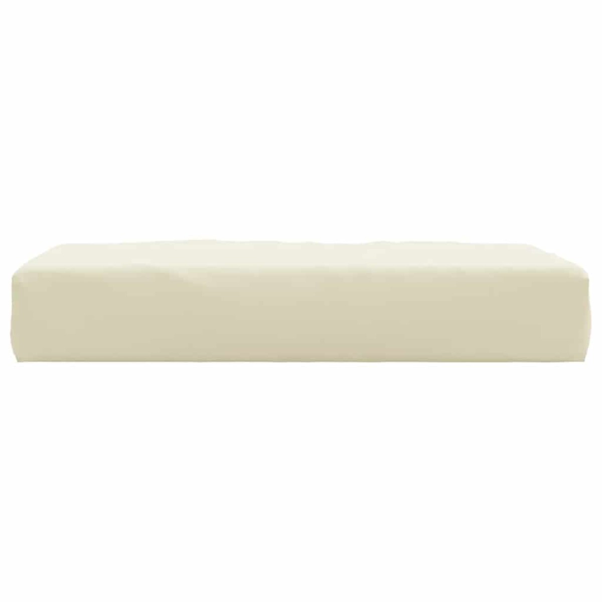 vidaXL Μαξιλάρι Παλέτας Κρεμ 60x60x9,5 εκ. Ύφασμα Oxford