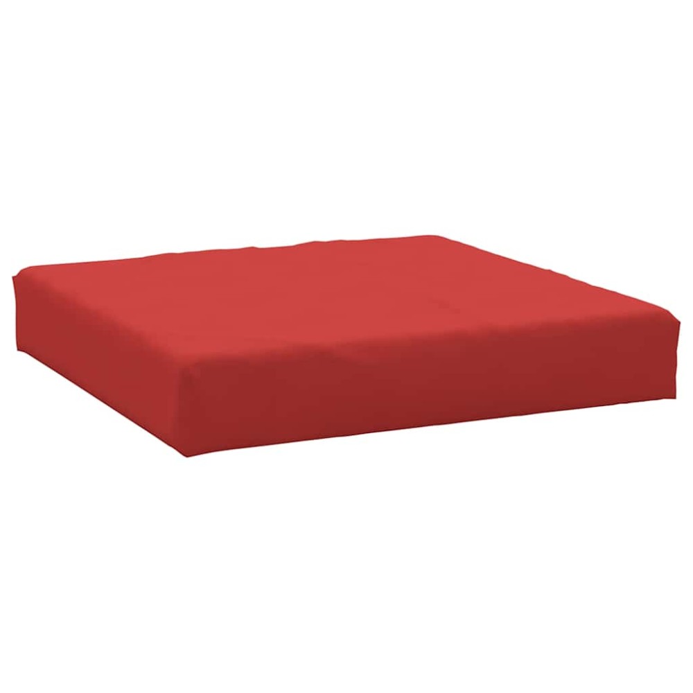 vidaXL Μαξιλάρι Παλέτας Κόκκινο 60x60x9,5 εκ. Ύφασμα Oxford