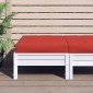 vidaXL Μαξιλάρι Παλέτας Κόκκινο 60x60x9,5 εκ. Ύφασμα Oxford