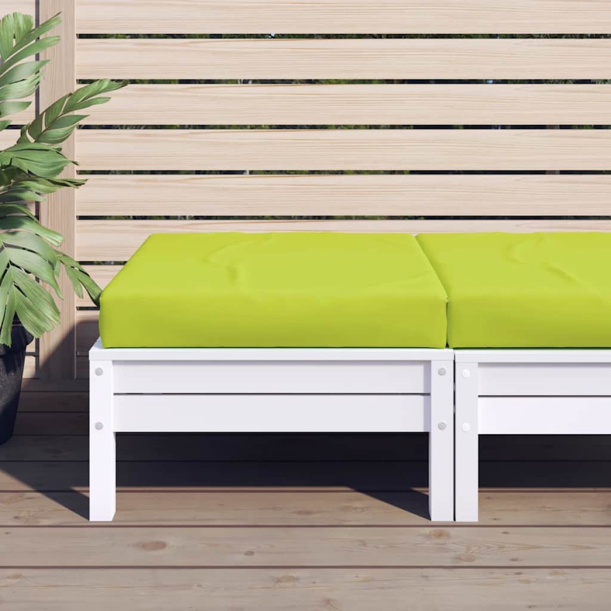 vidaXL Μαξιλάρι Παλέτας Αν. Πράσινο 60x60x9,5 εκ. Ύφασμα Oxford