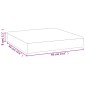 vidaXL Μαξιλάρι Παλέτας Μαύρο Καρό 60 x 60 x 8 εκ. Ύφασμα Oxford