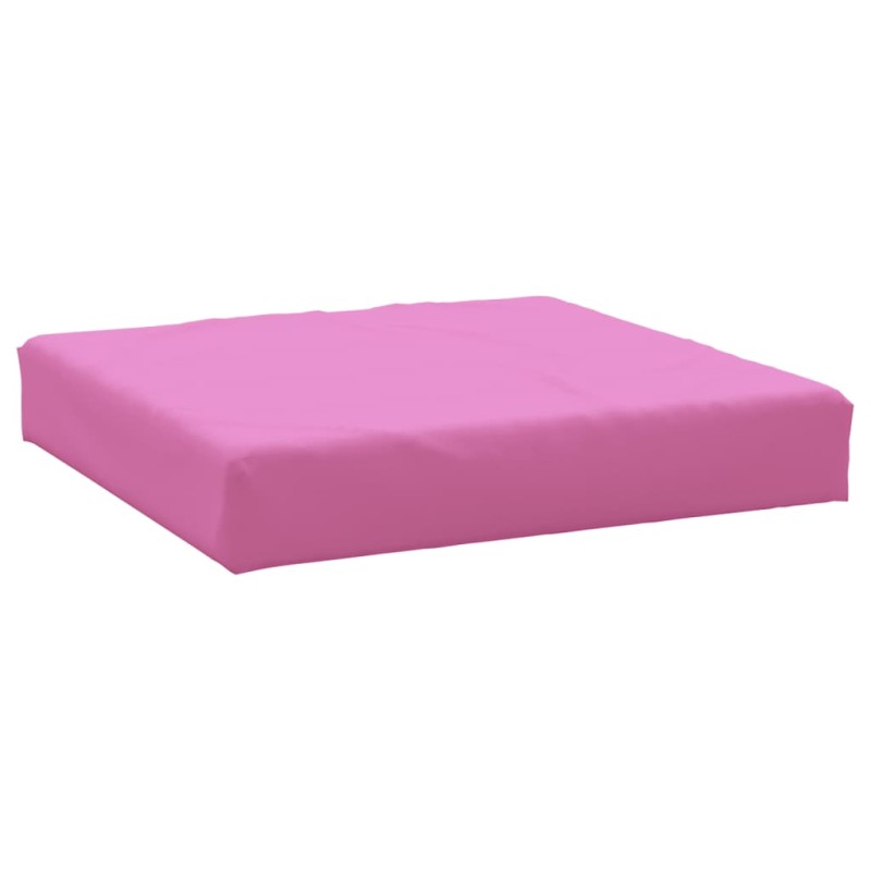 vidaXL Μαξιλάρι Παλέτας Ροζ 60 x 60 x 8 εκ. από Ύφασμα Oxford