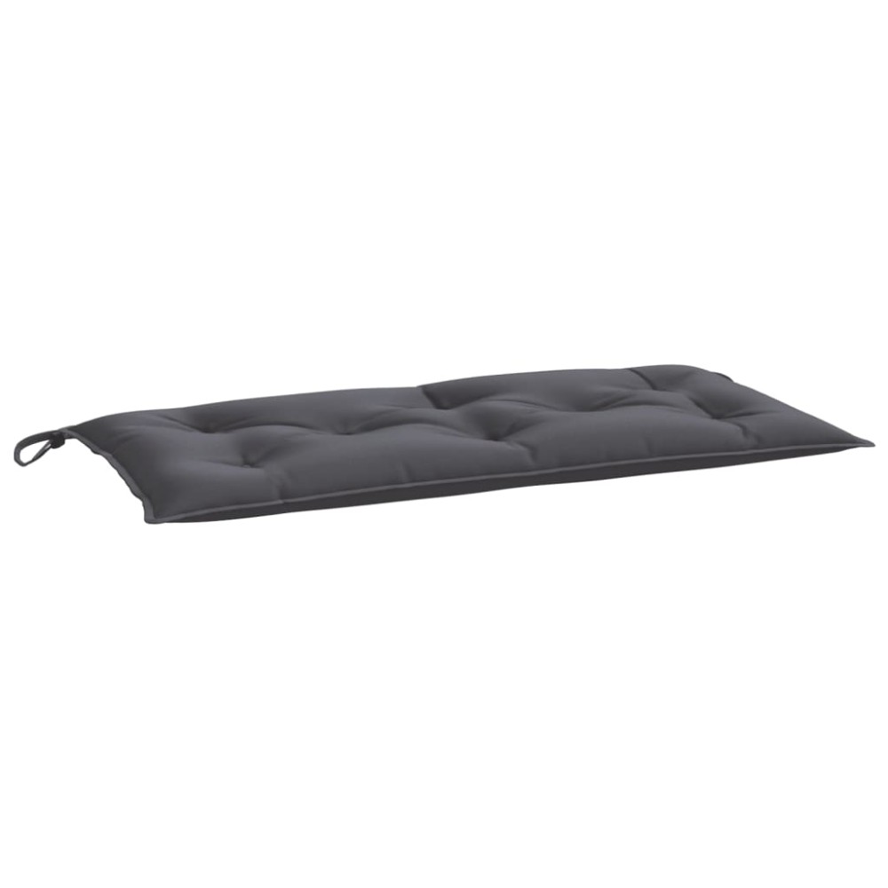 vidaXL Μαξιλάρι Πάγκου Κήπου Ανθρακί 110x50x7 εκ. Ύφασμα Oxford