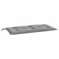 vidaXL Μαξιλάρι Πάγκου Κήπου Γκρι 110 x 50 x 7 εκ. Ύφασμα Oxford