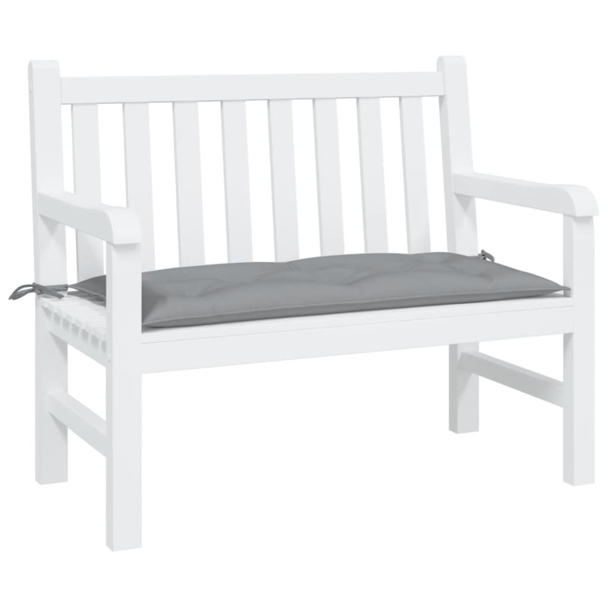 vidaXL Μαξιλάρι Πάγκου Κήπου Γκρι 110 x 50 x 7 εκ. Ύφασμα Oxford