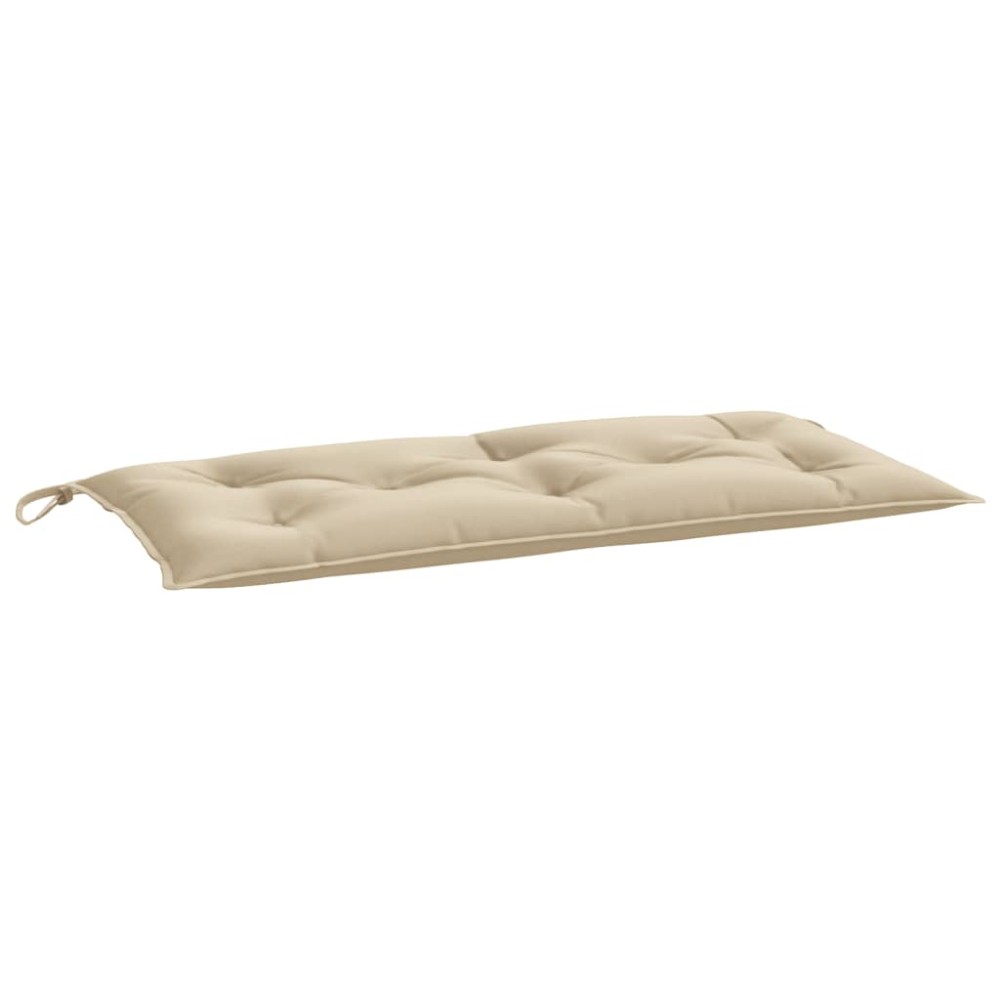 vidaXL Μαξιλάρι Πάγκου Κήπου Μπεζ 110x50x7 εκ. Ύφασμα Oxford