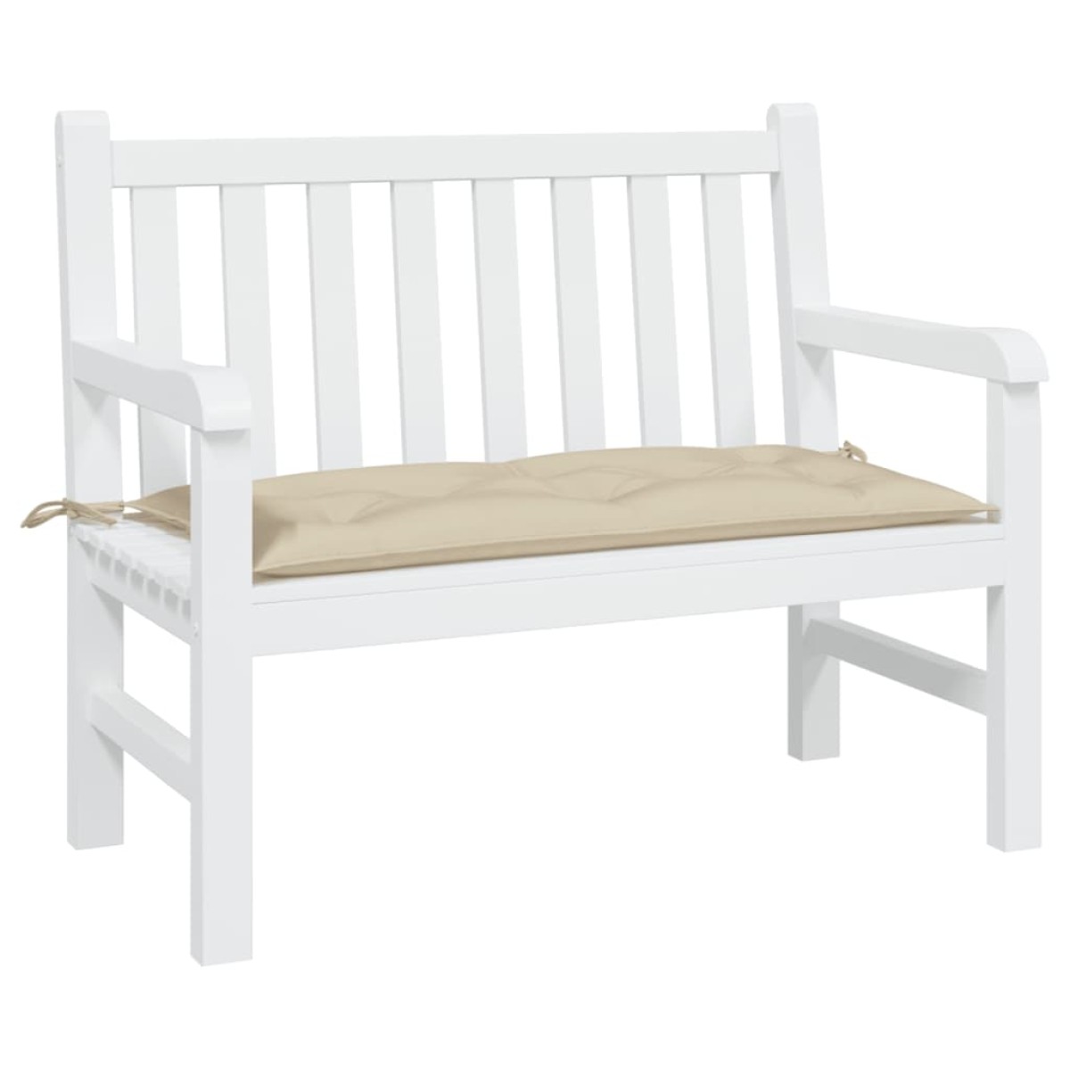 vidaXL Μαξιλάρι Πάγκου Κήπου Μπεζ 110x50x7 εκ. Ύφασμα Oxford