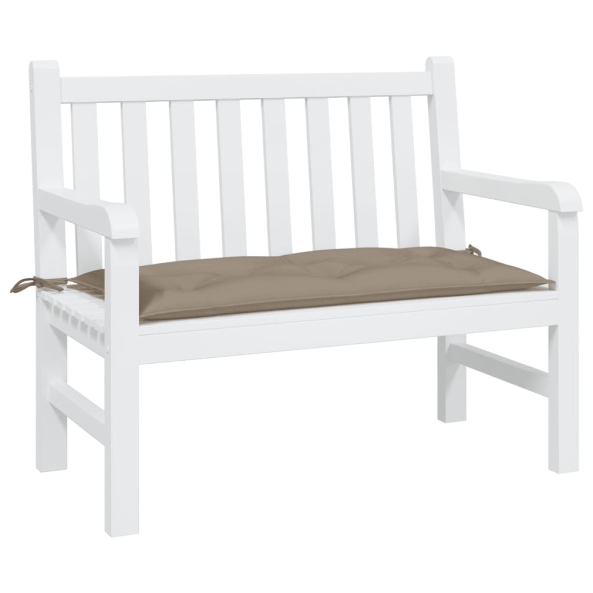 vidaXL Μαξιλάρι Πάγκου Κήπου Taupe 110x50x7 εκ. Ύφασμα Oxford