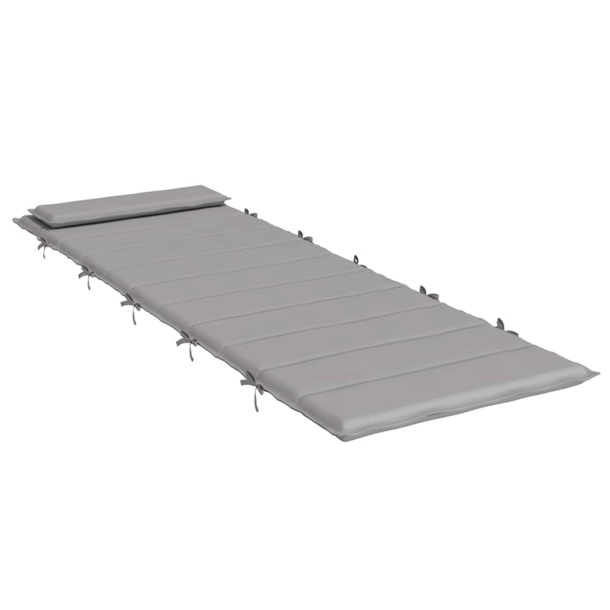 vidaXL Μαξιλάρι Ξαπλώστρας Γκρι 180 x 60 x 3 εκ. από Ύφασμα Oxford