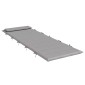 vidaXL Μαξιλάρι Ξαπλώστρας Γκρι 180 x 60 x 3 εκ. από Ύφασμα Oxford