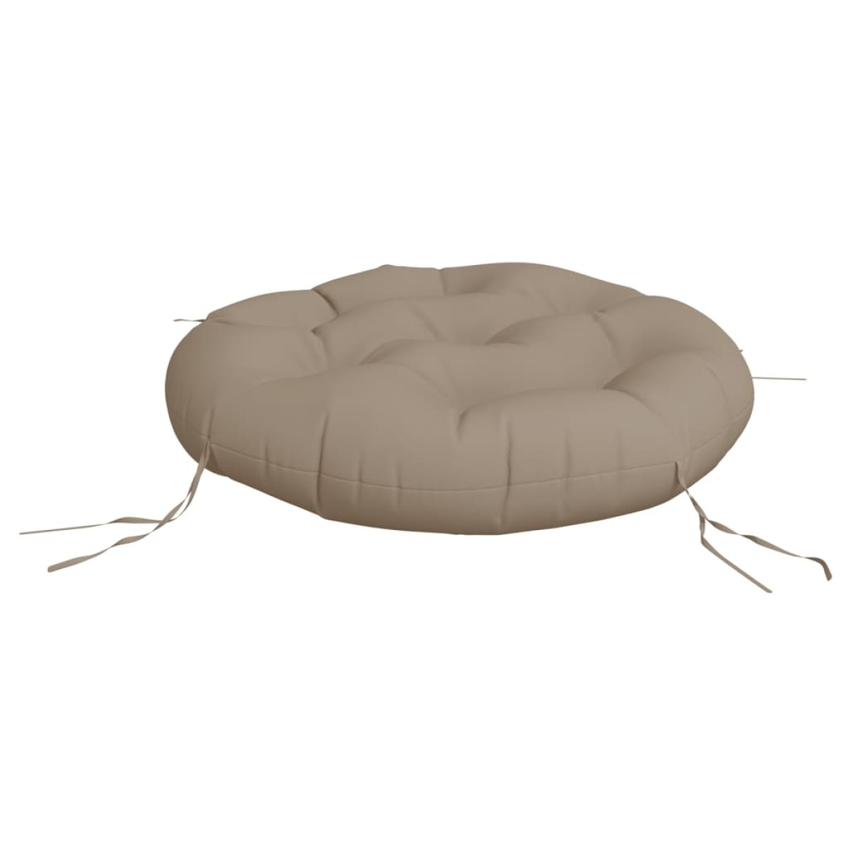 vidaXL Μαξιλάρι Στρογγυλό Taupe Ø 60 x 11 εκ. από Ύφασμα Oxford