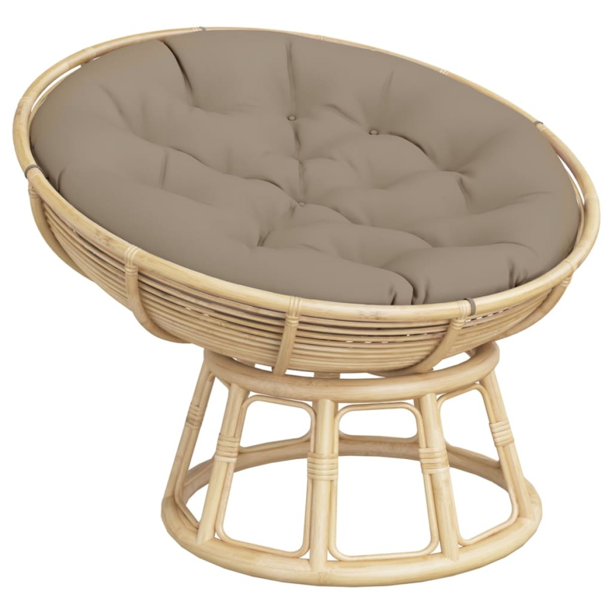 vidaXL Μαξιλάρι Στρογγυλό Taupe Ø 100 x 11 εκ. από Ύφασμα Oxford