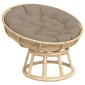 vidaXL Μαξιλάρι Στρογγυλό Taupe Ø 100 x 11 εκ. από Ύφασμα Oxford
