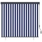 vidaXL Ρόλερ Μπλε και άσπρο 180 x 250 cm Ύφασμα και Αλουμίνιο
