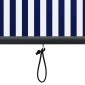 vidaXL Ρόλερ Μπλε και άσπρο 180 x 250 cm Ύφασμα και Αλουμίνιο