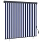 vidaXL Ρόλερ Μπλε και άσπρο 180 x 250 cm Ύφασμα και Αλουμίνιο