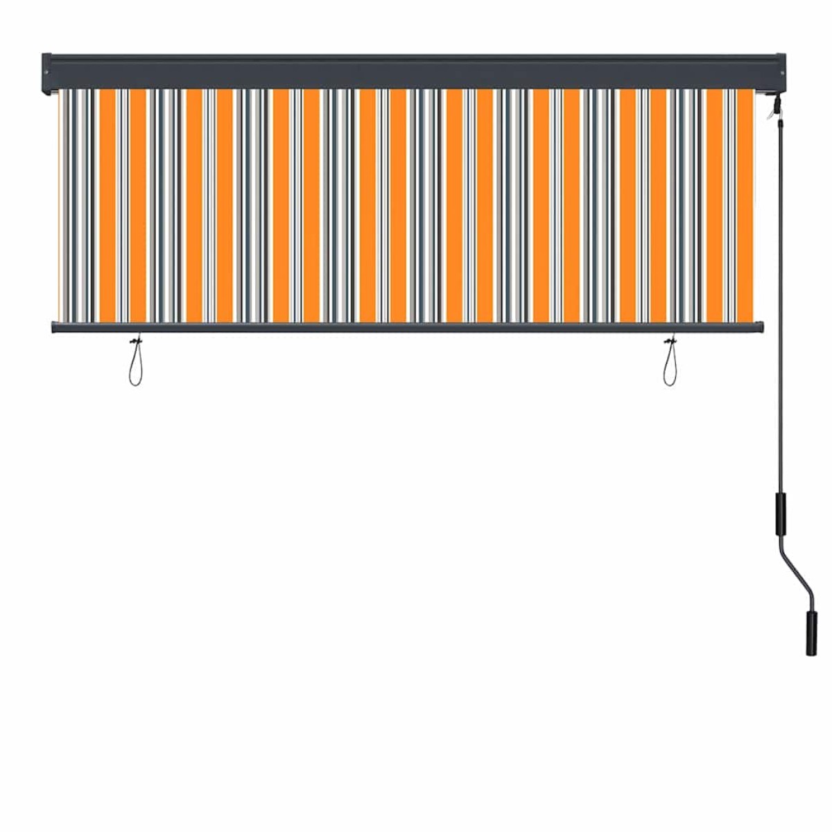 vidaXL Ρόλερ Κίτρινο και Μπλε 180 x 250 cm Ύφασμα και Αλουμίνιο
