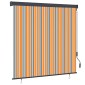 vidaXL Ρόλερ Κίτρινο και Μπλε 180 x 250 cm Ύφασμα και Αλουμίνιο