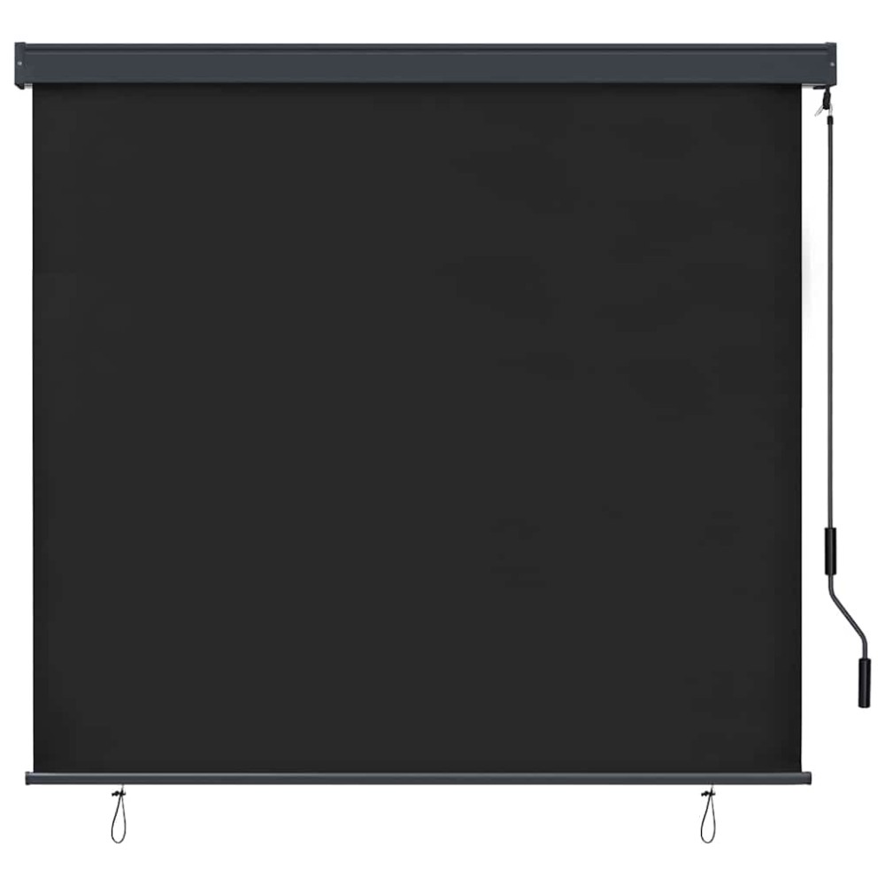 vidaXL Ρόλερ Ανθρακί 180 x 250 cm Ύφασμα και Αλουμίνιο
