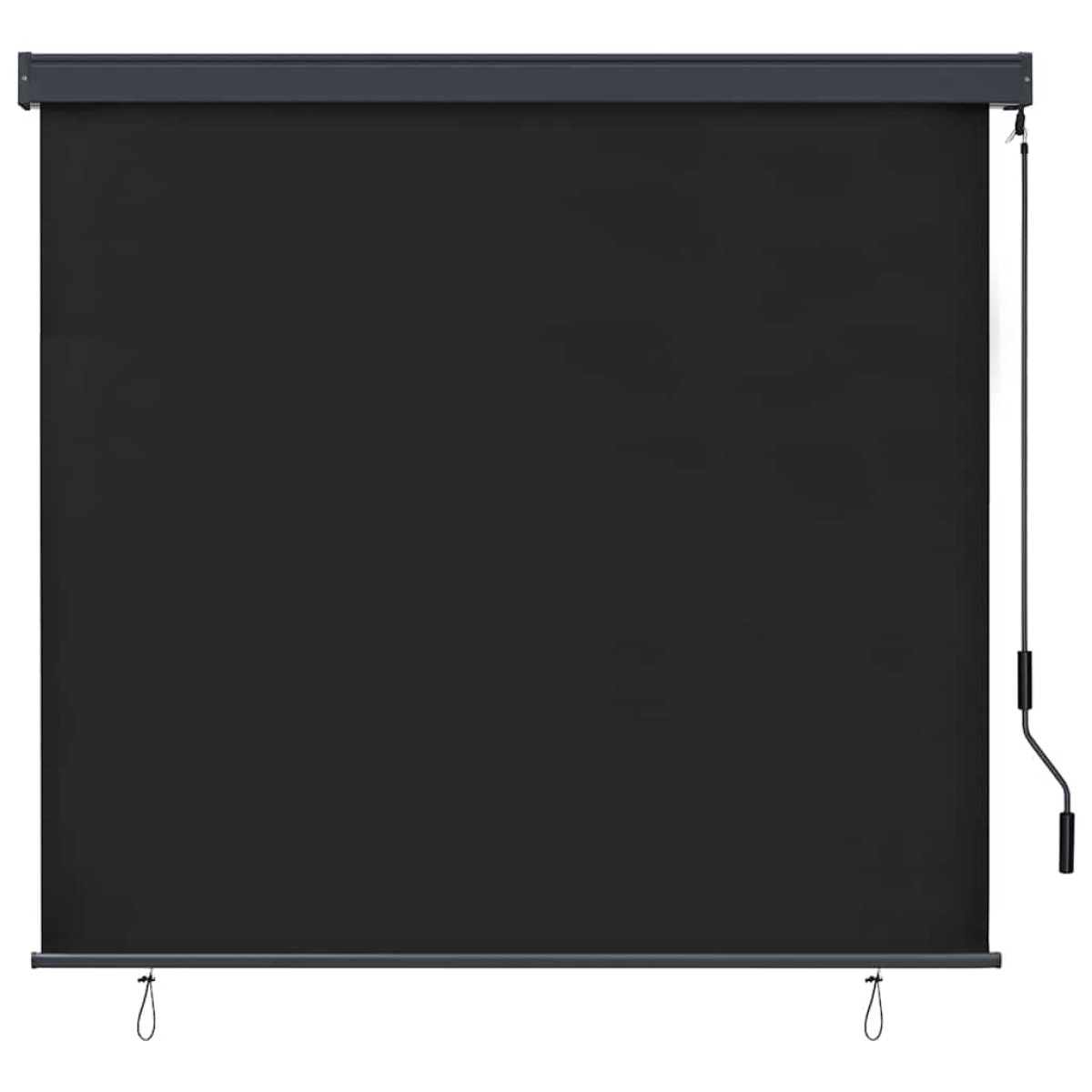 vidaXL Ρόλερ Ανθρακί 180 x 250 cm Ύφασμα και Αλουμίνιο