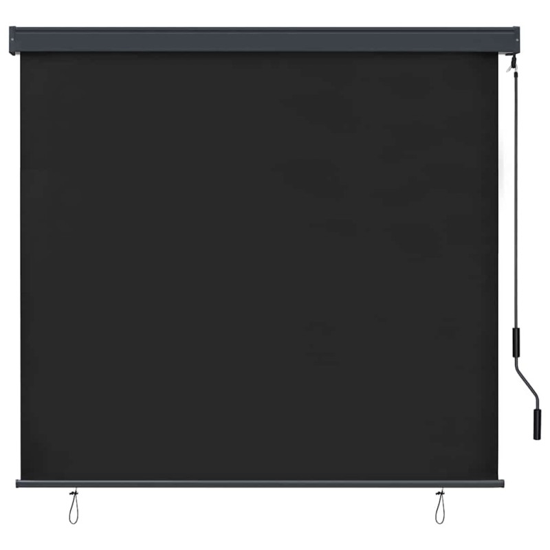 vidaXL Ρόλερ Ανθρακί 180 x 250 cm Ύφασμα και Αλουμίνιο