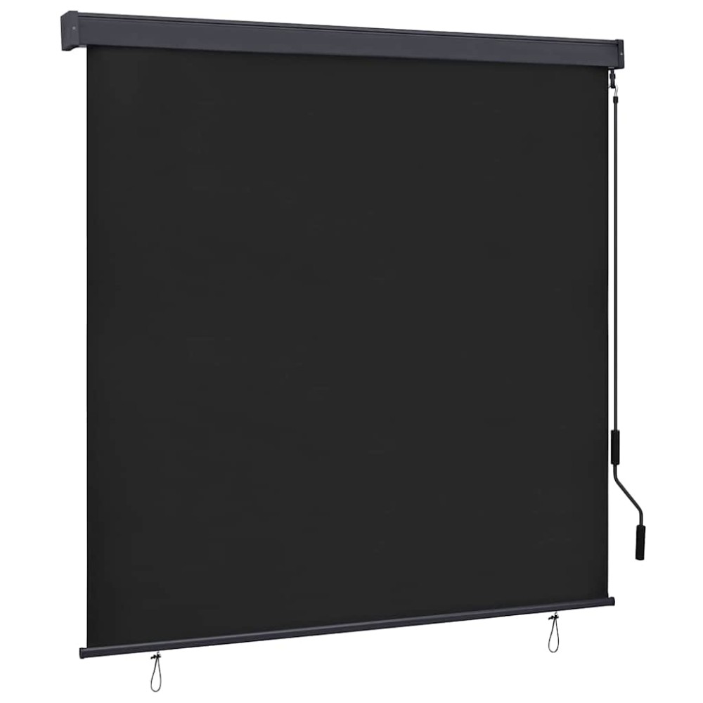 vidaXL Ρόλερ Ανθρακί 180 x 250 cm Ύφασμα και Αλουμίνιο