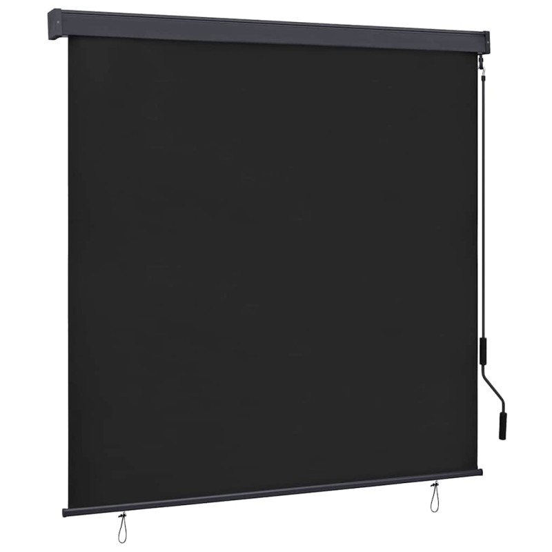 vidaXL Ρόλερ Ανθρακί 180 x 250 cm Ύφασμα και Αλουμίνιο