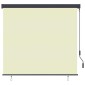 vidaXL Ρόλερ Κρεμ 180 x 250 cm Ύφασμα και Αλουμίνιο