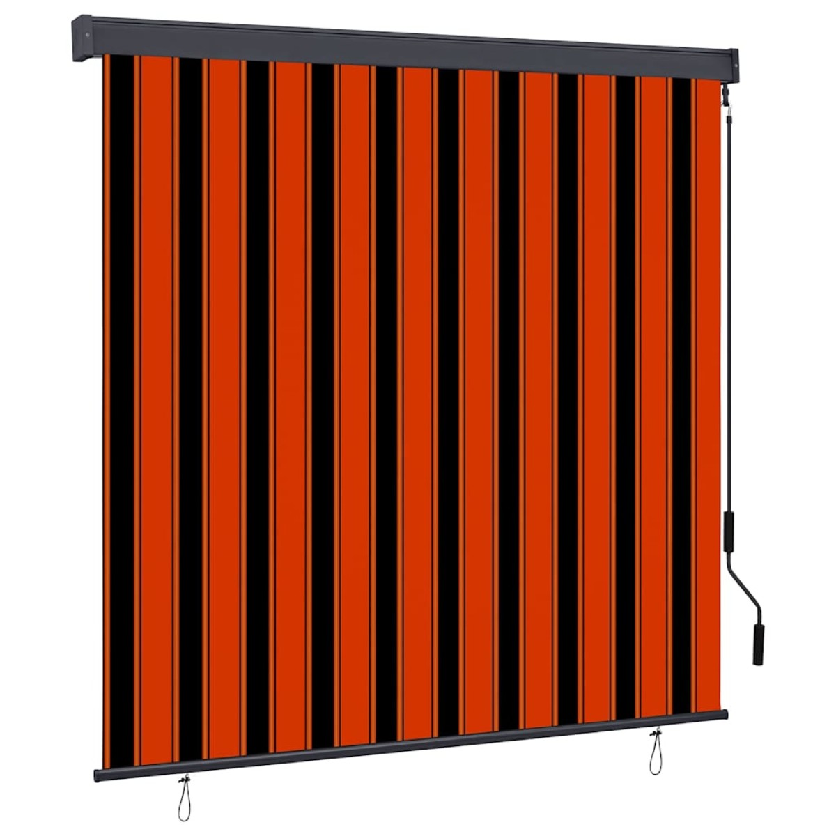 vidaXL Ρόλερ Πορτοκαλί και Καφέ 180 x 250 cm Ύφασμα και Αλουμίνιο