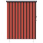 vidaXL Ρόλερ Πορτοκαλί και Καφέ 200 x 250 εκ. Ύφασμα και Αλουμίνιο