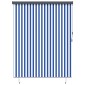 vidaXL Ρόλερ (στόρι) Μπλε και άσπρο 220 x 250 cm Ύφασμα και Αλουμίνιο