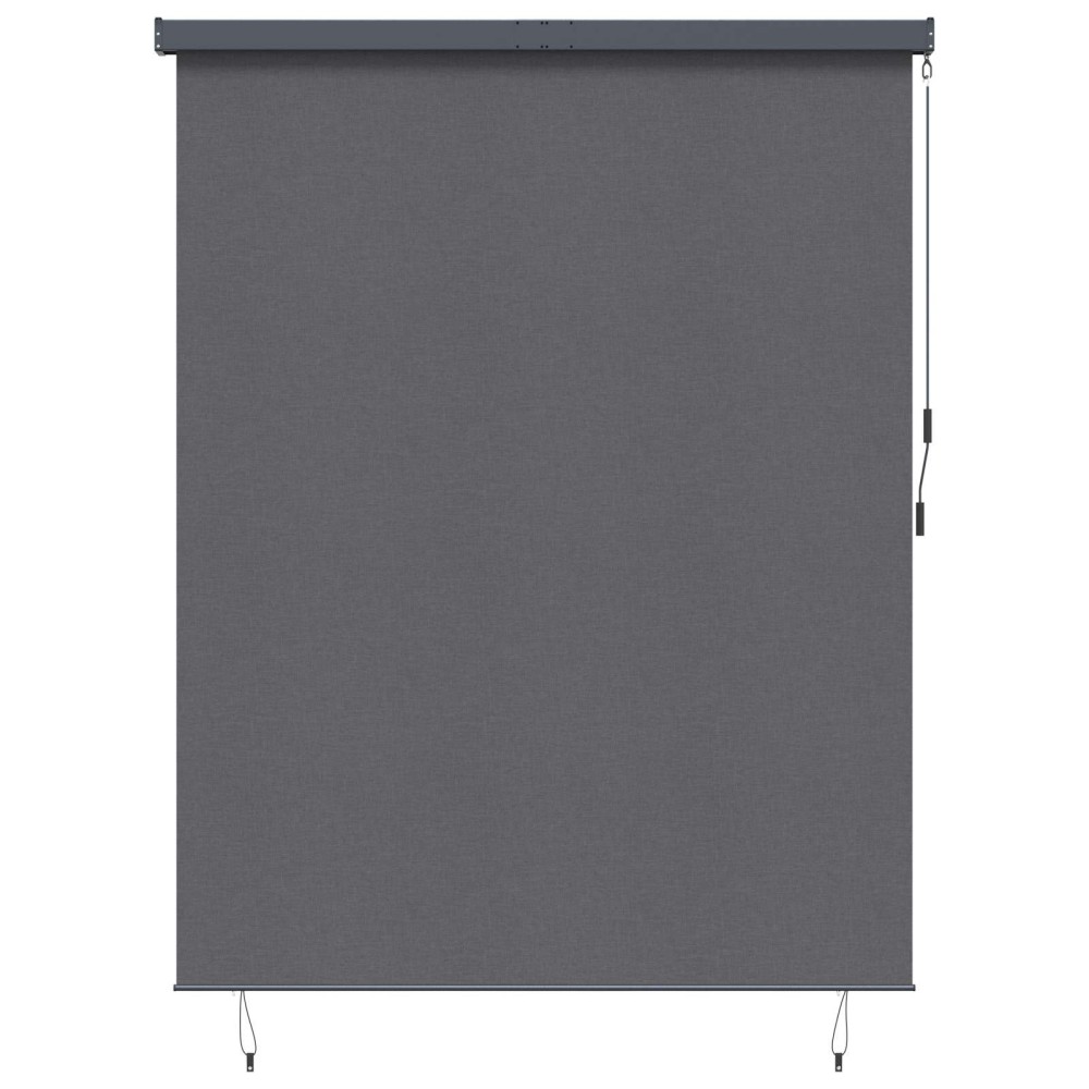 vidaXL Ρόλερ (στόρι) Ανθρακί 220 x 250 cm Ύφασμα και Αλουμίνιο