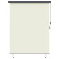 vidaXL Ρόλερ (στόρι) Κρεμ 220 x 250 cm Ύφασμα και Αλουμίνιο