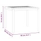 vidaXL Τραπεζαρία Κήπου 90 x 90 x 74 εκ. από Μασίφ Ξύλο Ακακίας