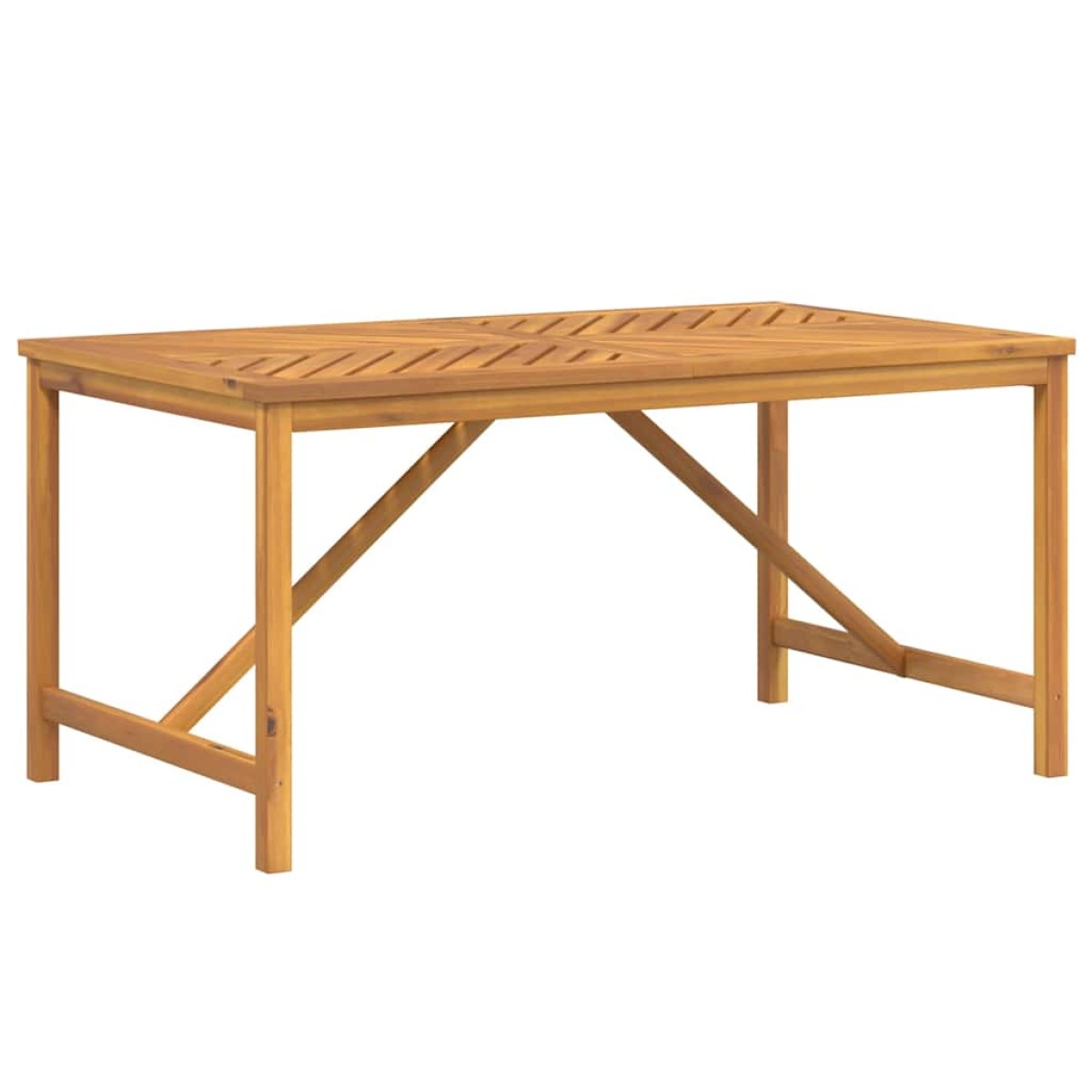 vidaXL Τραπεζαρία Κήπου 150 x 90 x 74 εκ. από Μασίφ Ξύλο Ακακίας
