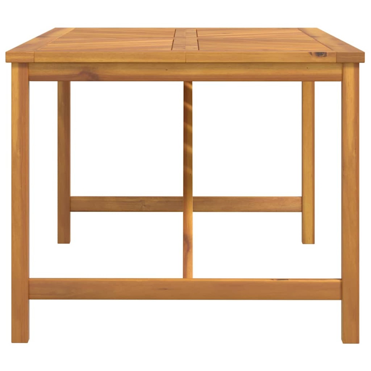 vidaXL Τραπεζαρία Κήπου 150 x 90 x 74 εκ. από Μασίφ Ξύλο Ακακίας