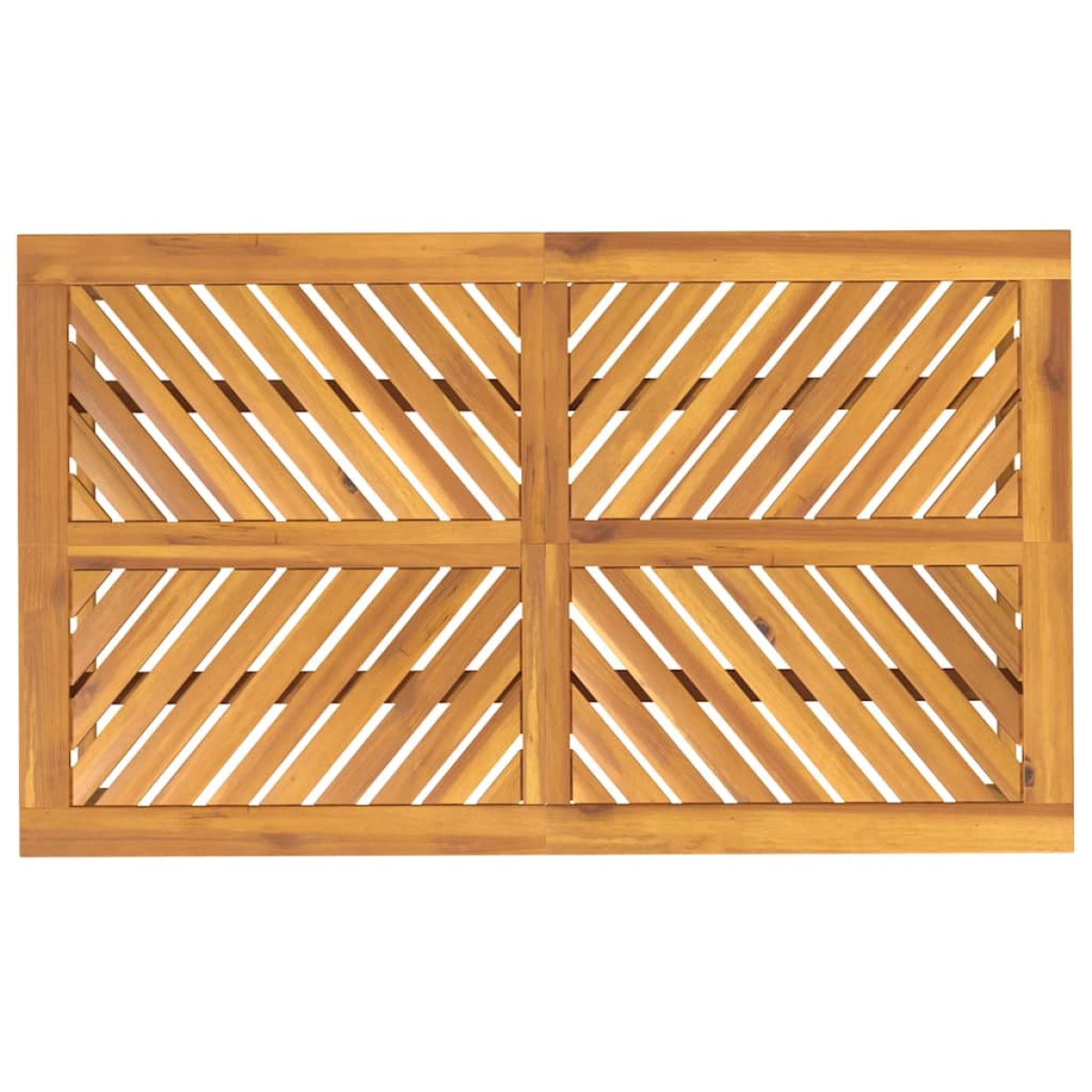 vidaXL Τραπεζαρία Κήπου 150 x 90 x 74 εκ. από Μασίφ Ξύλο Ακακίας