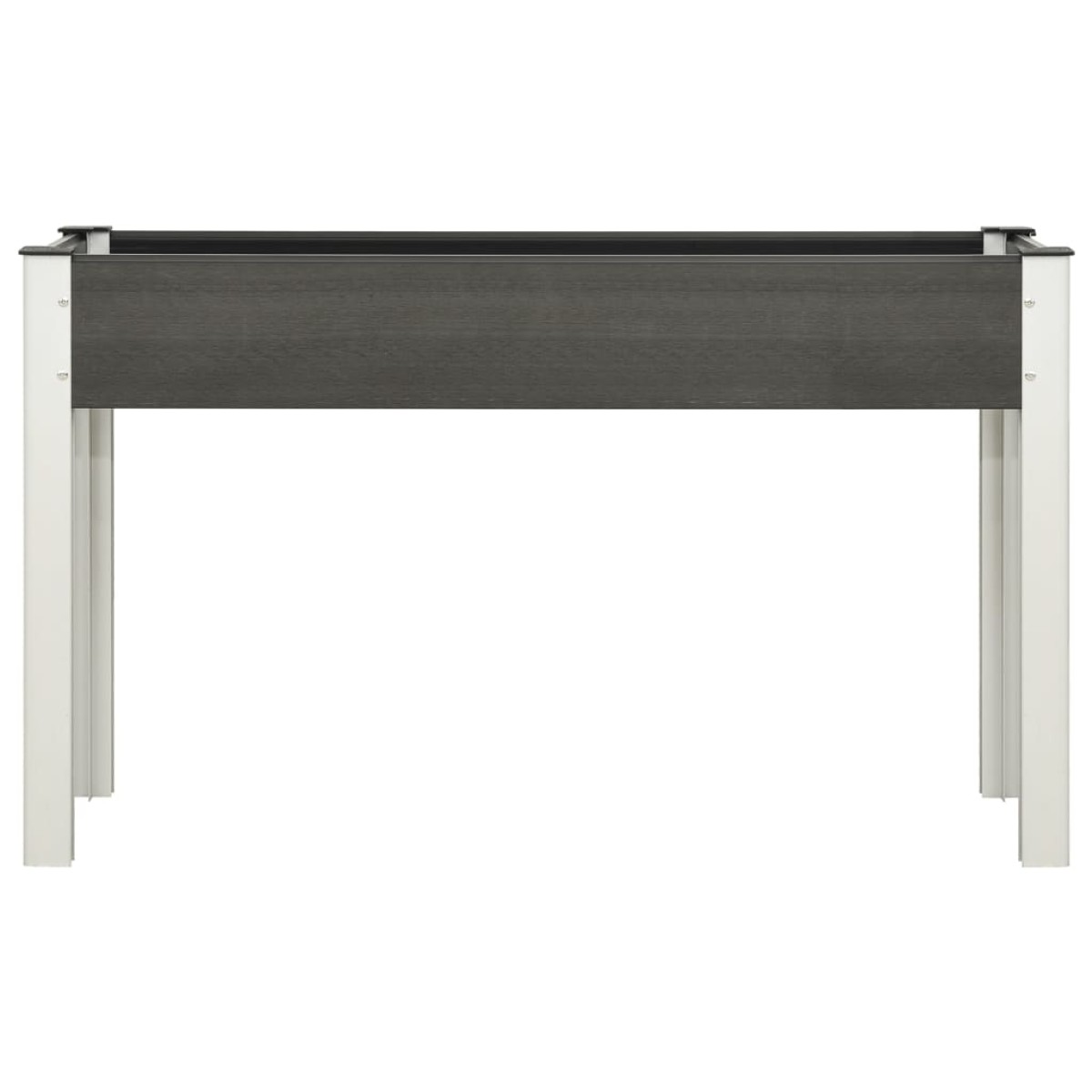 vidaXL Ζαρντινιέρα Κήπου Υπερυψωμένη Γκρι 120x 40 x 75 εκ. από WPC