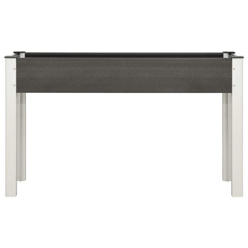 vidaXL Ζαρντινιέρα Κήπου Υπερυψωμένη Γκρι 120x 40 x 75 εκ. από WPC
