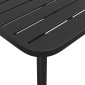 vidaXL Τραπέζι Κήπου Ανθρακί 200x100x71 εκ. Ατσάλινο