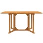 vidaXL Τραπέζι Κήπου Butterfly Πτυσσόμενο 150x90x75 εκ. Μασίφ Teak