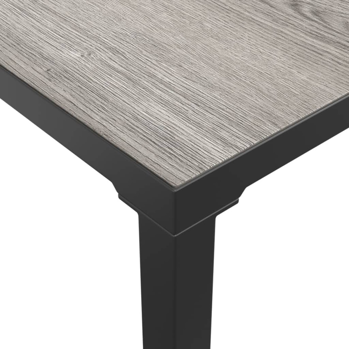 vidaXL Τραπέζάκι Κήπου Γκρι 55 x 55 x 31 εκ. από DPC και Ατσάλι
