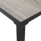 vidaXL Τραπέζάκι Κήπου Γκρι 55 x 55 x 31 εκ. από DPC και Ατσάλι