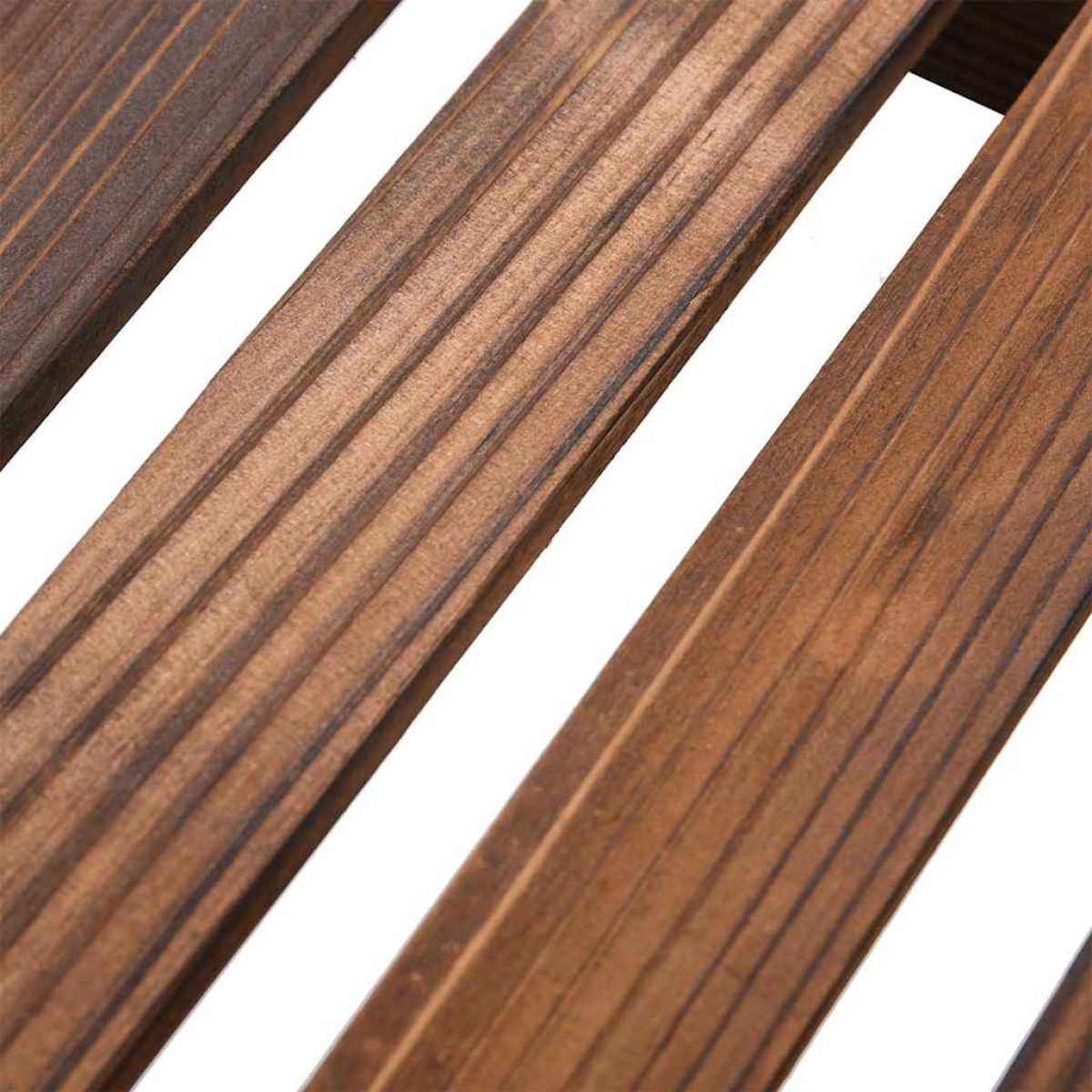 vidaXL Βάση Λουλουδιών με Ρόδες 110x25x101 εκ. από Μασίφ Ξύλο Ελάτης