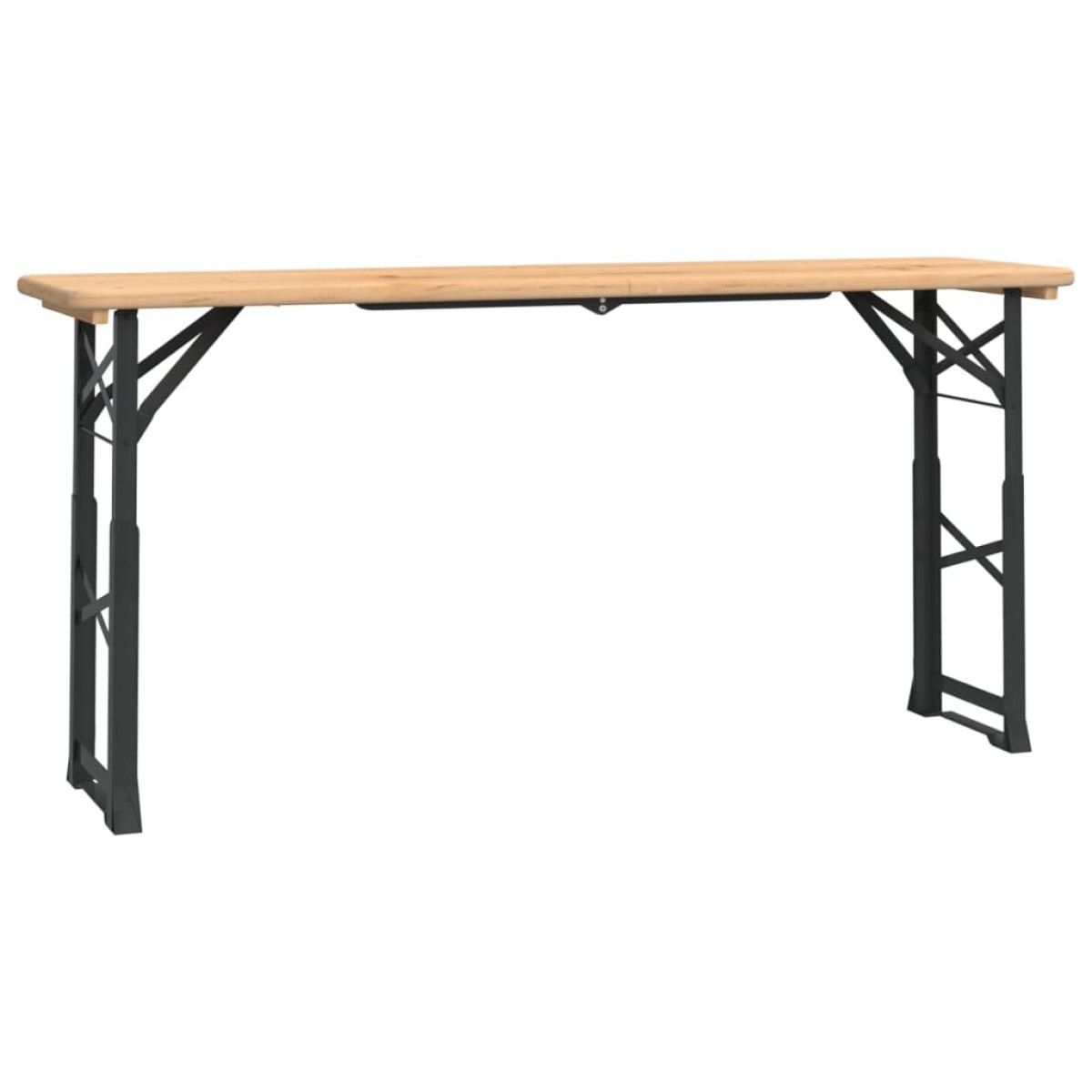vidaXL Τραπέζι Μπύρας Πτυσσόμενο 170x50x75/105 εκ. Μασίφ Ξύλο Ελάτης