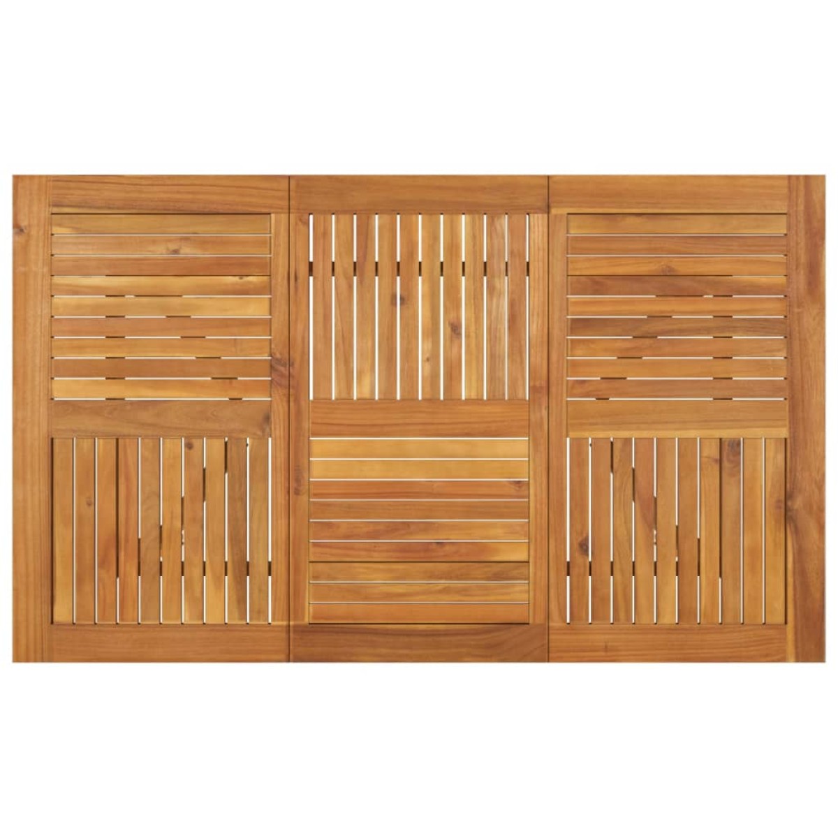 vidaXL Τραπέζι Κήπου 150 x 90 x 75 εκ. από Μασίφ Ξύλο Ακακίας