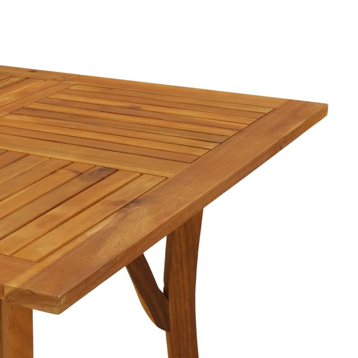 vidaXL Τραπέζι Κήπου 150 x 90 x 75 εκ. από Μασίφ Ξύλο Ακακίας