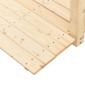vidaXL Γέφυρα Κήπου με Αλυσίδες 150x67x56 εκ. Μασίφ Ξύλο Ερυθρελάτης